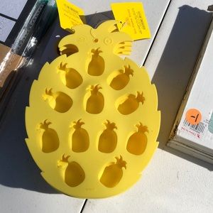 Silicone Pineapple Ice Cube Candy Tray Mold